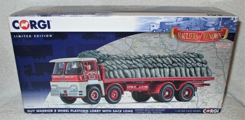 Corgi Classics Guy Warrior 8 Wheel Platform Lorry with Sack Load 1:50 scale - 第 1/14 張圖片