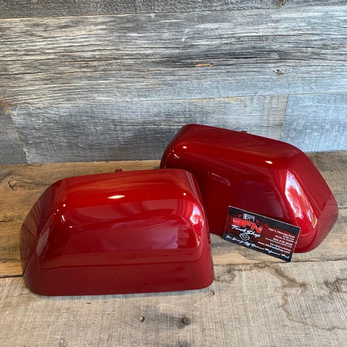 Brand New OEM Ford Super Duty Painted to Match Tow Mirror Caps - RAPID RED