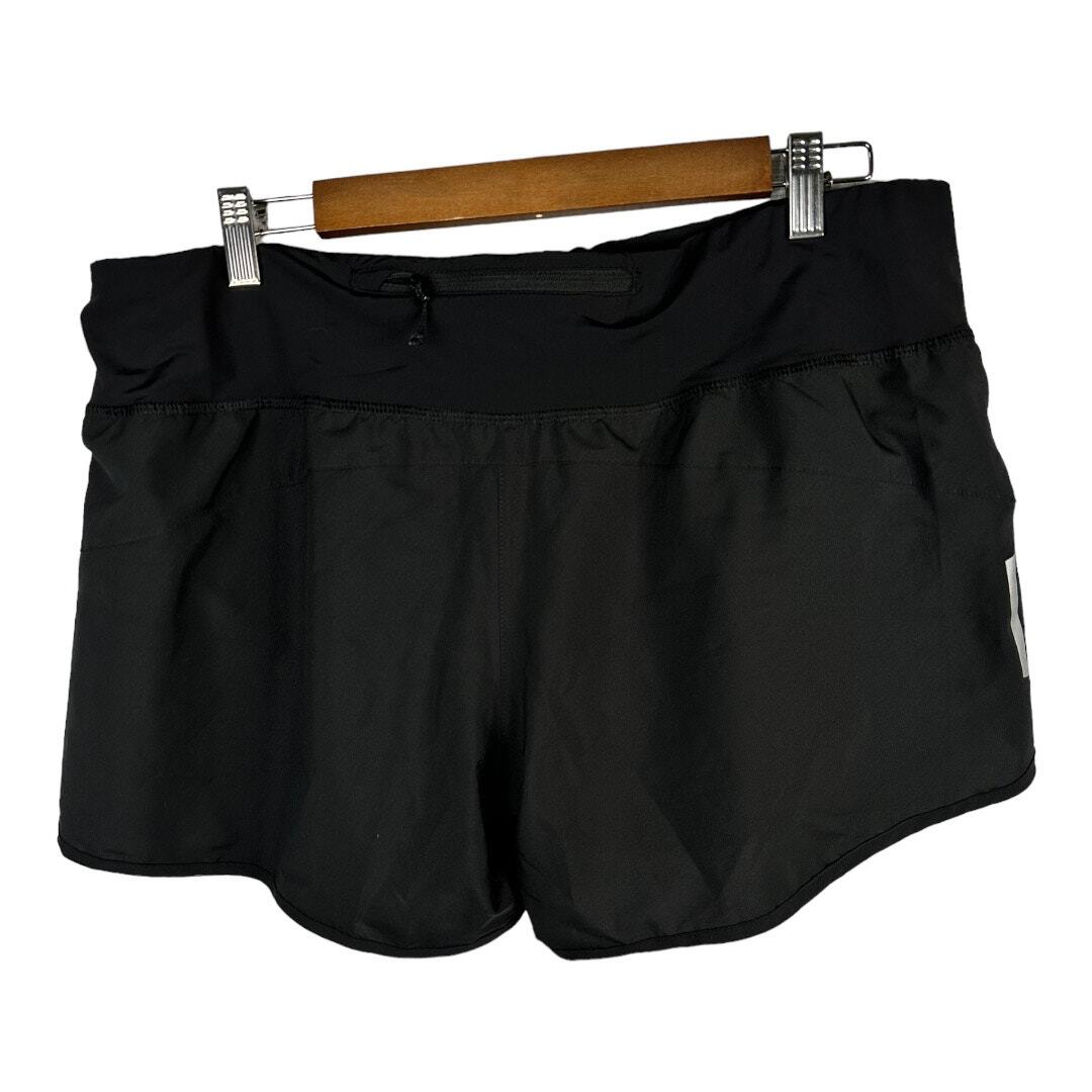 Pantaloncini da trekking Salomon da donna Elevate Black Running Activewear taglia XL Active Dry