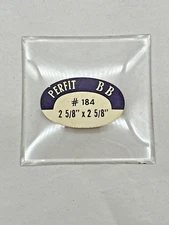 Square Beveled Convex Clock Glass - 2 5/8"X2 5/8" . New Old Stock. (CM53-137)