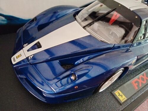 Modellino FERRARI FXX blu LTD Ed. 1:18 Hot Wheels ELITE Mattel - Foto 3 di 20