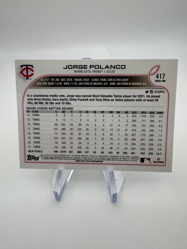 2022 Topps Series 1 & 2 Singles W/RC's Base ⚾🔥YOU PICK🔥⚾ #250-500 - Picture 358 of 518