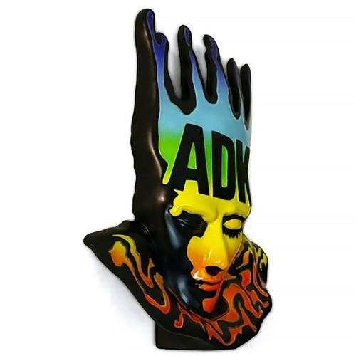 ADK Records Emblema Arco Iris Vinilo Suave 11" Japonés Hardcore Punk Sofubi Series - Imagen 2 de 7