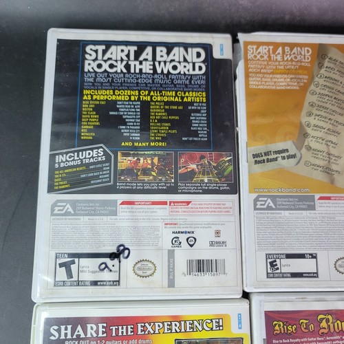 Guiltar Hero Rock Band Spiel Lot Nintendo Wii Aerosmith Country World Tour - Bild 10 von 15