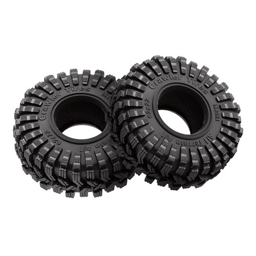 INJORA 1.0 Plus Brass Beadlock Wheels and Tires All Terrain fr SCX24 FCX24 TRX4M - Picture 11 of 15