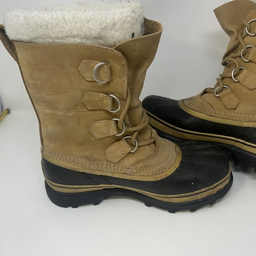 Sorel Caribou womens winter boots size 9 Lace Fur NL1005-280 - Picture 7 of 11
