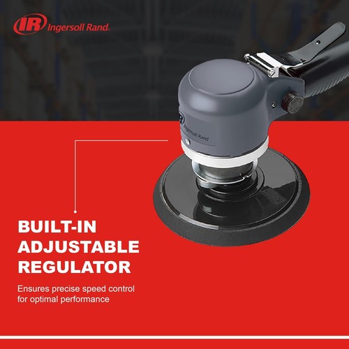 Ingersoll Rand 311A Dual-Action Angle Air Sander, 6" Adhesive Pad, 12,000 rpm... - Picture 3 of 11