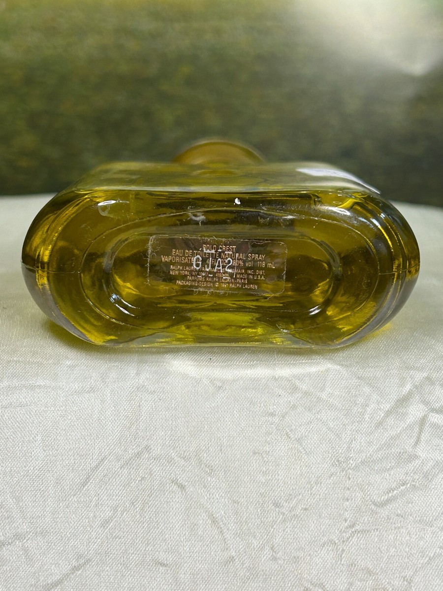RALPH LAUREN POLO CREST COSMAIR 118ML VINTAGE EDT SPRAY GJA2