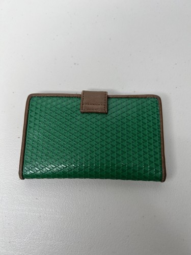 Vintage Green Liz Claiborne Signature Logo Credit Card Wallet - Picture 2 of 9