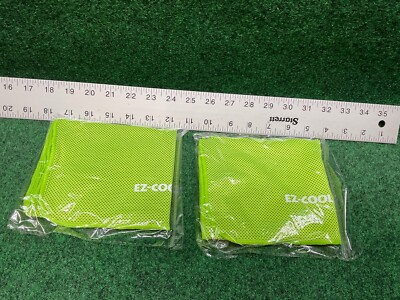 2 - EZ-Cool MAX Evaporative Cooling Towel 40'' x 12'' Green