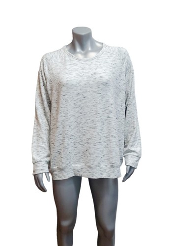 Woman' Buffalo David Bitton Super Soft Cozy Crewneck Light Heather Gray XXL NWT  - Picture 4 of 8