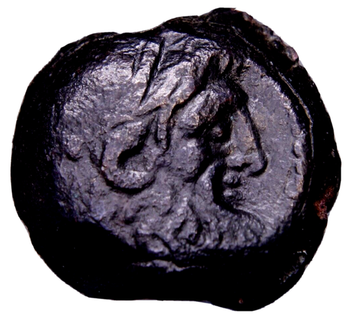RARE Splendid Portrait PTOLEMAIC KINGS Cleopatra III & Ptolemy IX Ancient Coin