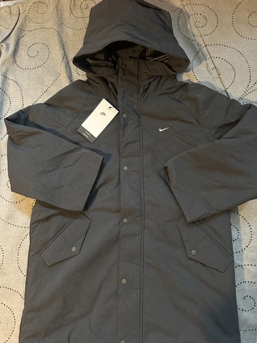 NIKE SYNTHETIC FILL METRO GROUND BLACK PARKA SIZE M OVER SIZED KIDS $140.00 - Picture 1 of 6