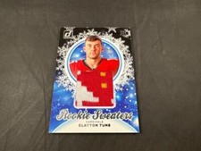 2023 PANINI DONRUSS FOOTBALL CLAYTON TUNE ROOKIE SWEATERS PATCH #HS-CTU