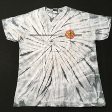 Santa Cruz skateboard company tie-dye T-shirt large DOT double sided