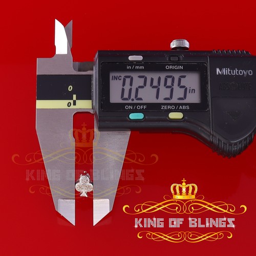 0,10ct Diamant 925 Sterling Weiß Silber Damen & Herren Club Anzug Ohrringe - Bild 10 von 12