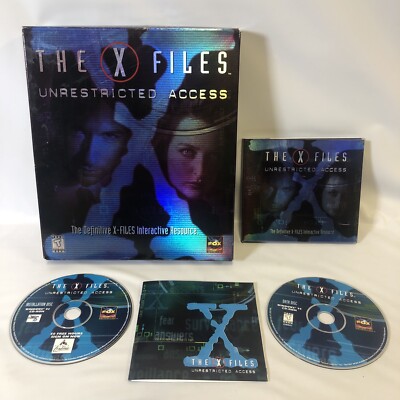 The X-Files Unrestricted Access (BIG BOX PC CD-ROM Windows