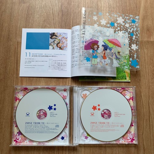Anohana The Flower We Saw That Day Anime 10th Anniv illustration Book w/ Zone CD - Imagen 2 de 24