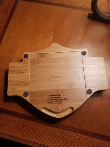 Harley Davidson Wooden Cheeseboard Set Collectable Open Box New - Picture 9 of 10