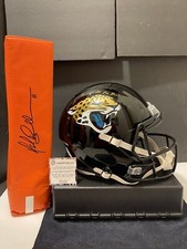 Jacksonville Jaguars Mark Brunell Signed Full Size Helmet and Pylon (Schwartz)