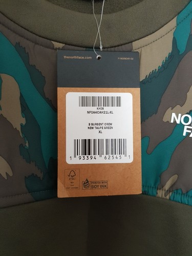The North Face Green Fleece Jumper size XL Boys - Picture 2 of 7