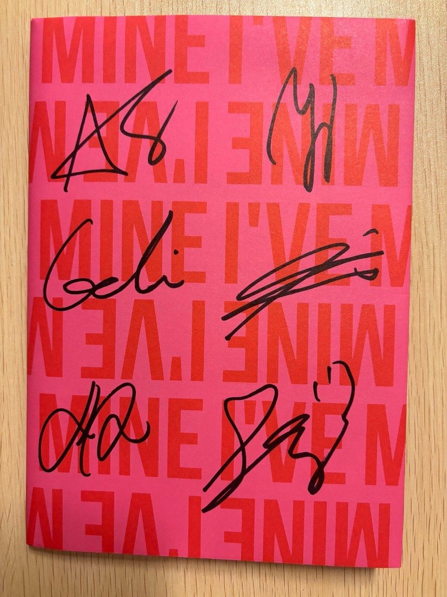 IVE [I'VE MINE] All Member Autographed Signed Album Mint