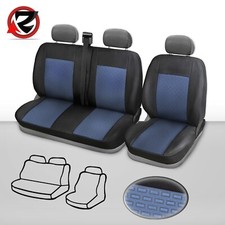 2+1 Sitzschoner Passend Für Citroen Jumper 2006-2019 Sitzbezüge Polyester Blau