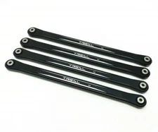 Losi Mega Truck/LMT2.0 Treal Machined Aluminum Ext. Length Upper 4-Links - Black