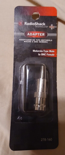 Radioshack  BNC Female to Motorola Male Coaxial Adapter 278-0160 - Picture 1 of 3