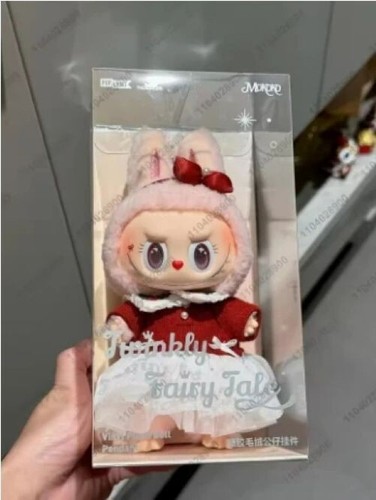POP MART Lovely Pink Labubu MOKOKO Close to sweet Plush Doll Keychain Figure Toy - Picture 13 of 13