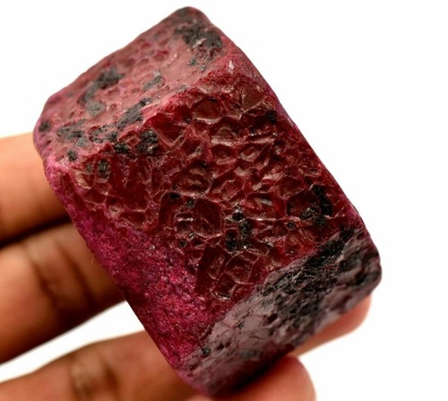 Natural Huge Red Mozambique Ruby Earth-Mined Color Enhanced Certified Rough ! - Picture 6 of 6