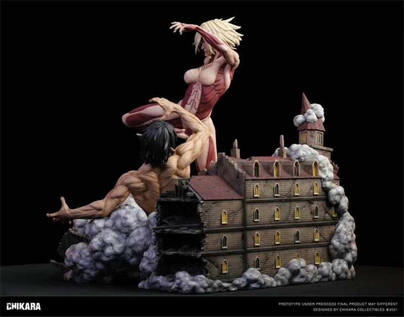 CHIKARA Studios Attack On Titan Eren Yeager Resin Model 12 Anime EX VER.