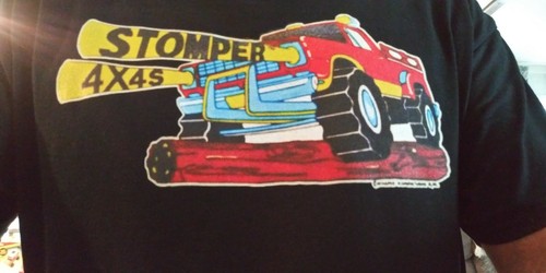 XL Black Schaper Stomper Museum Dodge Ram 4x4 Truck T-Shirt - Picture 2 of 2