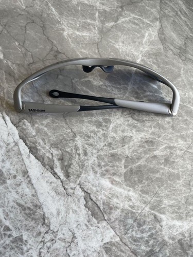 TAG HEUER TH1006 Sport Sunglasses Titanium Alloy Matte Silver Frame 55-19 123 - Picture 5 of 9