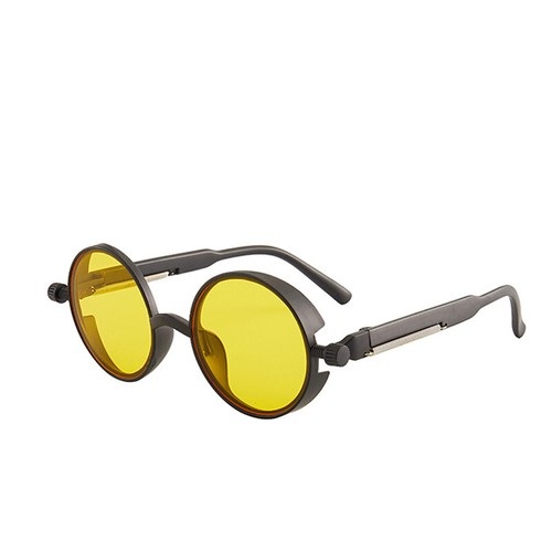 Retro-Steampunk-Sonnenbrille Vintage-Gothic-Inspirierte Runde Metallbrille ♪ ⑱ - Picture 18 of 34