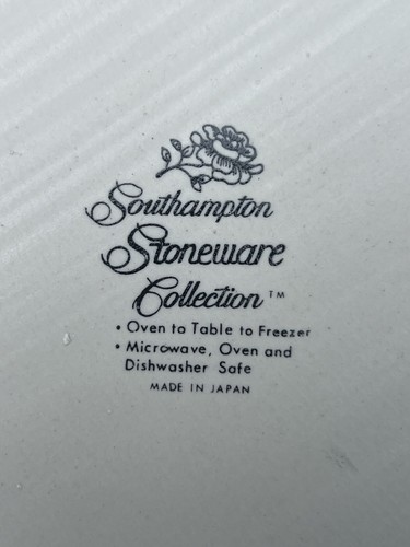 Southampton StonewareCollection Vintage 1985 10" Quiche Farmhouse Dish Platter - Picture 16 of 24