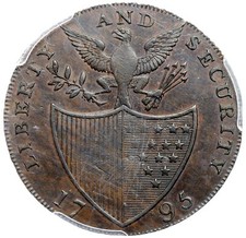 1795年 リバティ アメリカ合衆国 1795 Liberty Cap Half Cent Values & Prices By Issue | Greysheet