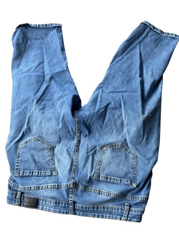 Diverso Baumwollmischung einfarbig blau Denim Capri Jeans 16 W Stretch - Bild 4 von 4