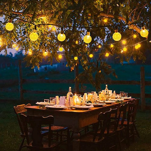 Solar Powered 100LED String Light Garden Path Yard Decor Lamp Outdoor Waterproof - Picture 3 of 47