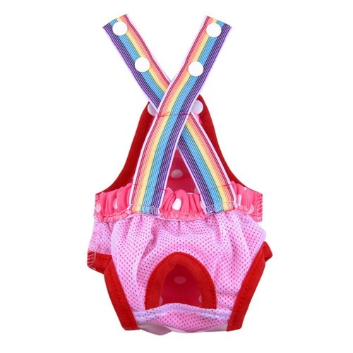 4 pañales reutilizables para perros hembra con suspensor pañales para perros bragas sanitarias para cachorros - Imagen 10 de 17