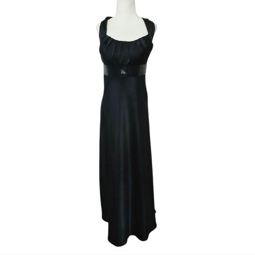 Calvin Klein Black Women's  Long Formal Maxi Dress Evening Gown size M. - Picture 2 of 12
