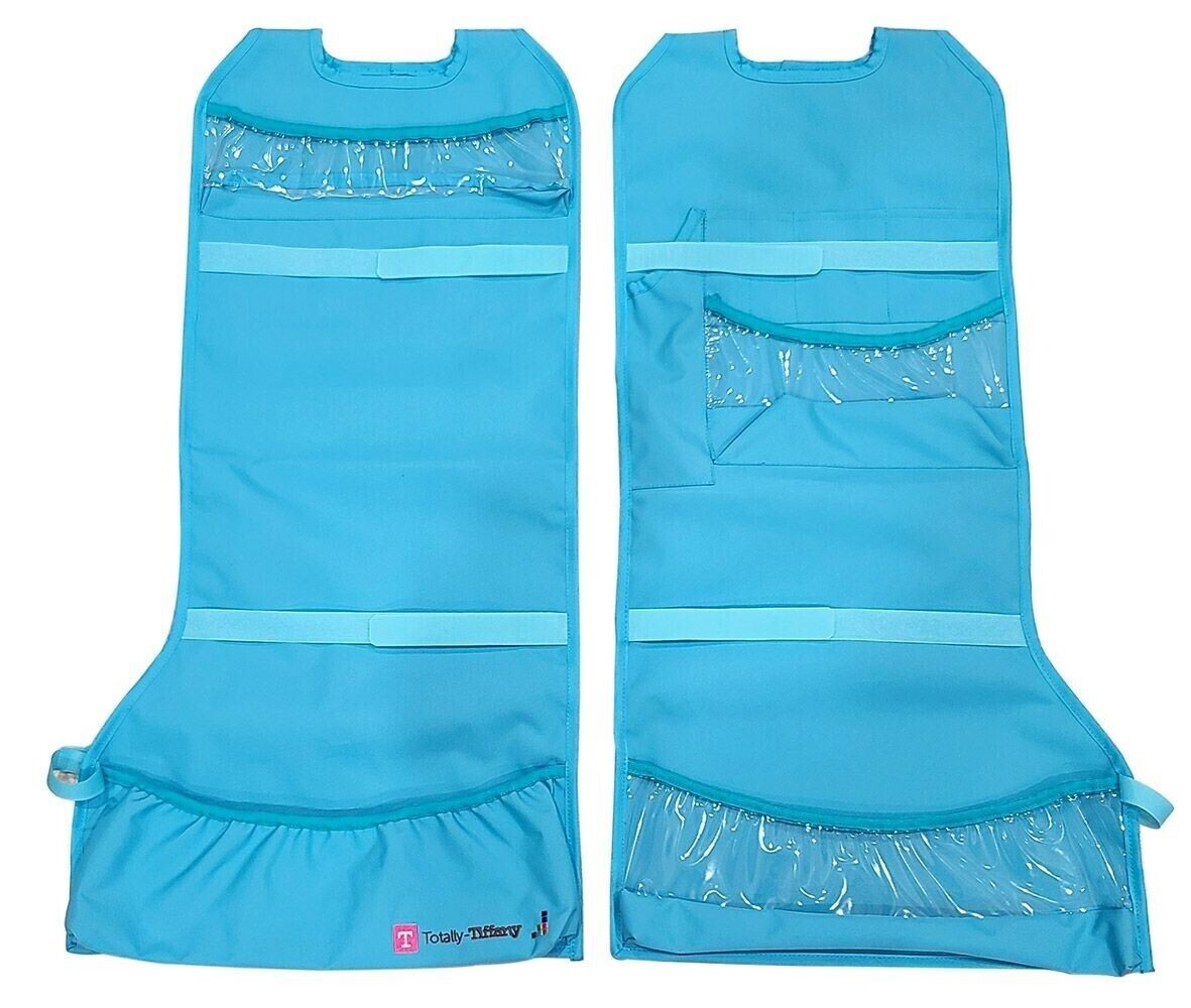 Totally Tiffany Paper Craft Cart Apron ~ Turquoise- New crs5 | eBay