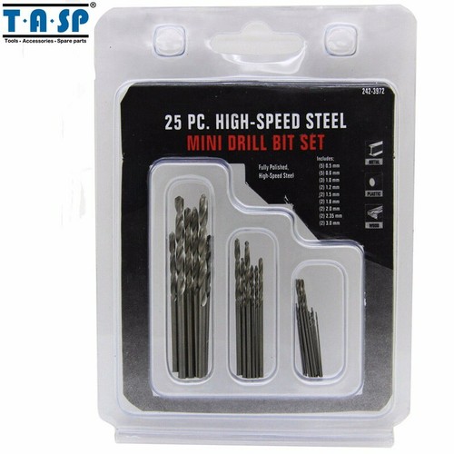 25PC HSS Micro Mini Drill Bits 0.5mm~3mm for PCB Crafts Jewelry Rotary Tool - Picture 6 of 6