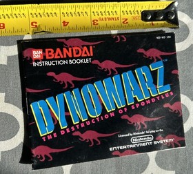 Dynowarz Instruction Booklet Nintendo NES Manual Only Authentic 1989