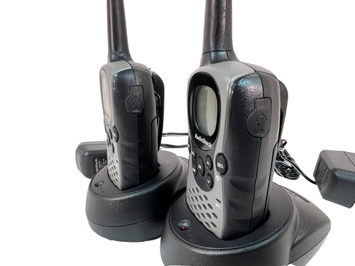 2 Two-Way Radios Walkie Talkies Radio Shack 21-1914 w/chargers - Tested and work - Zdjęcie 2 z 6