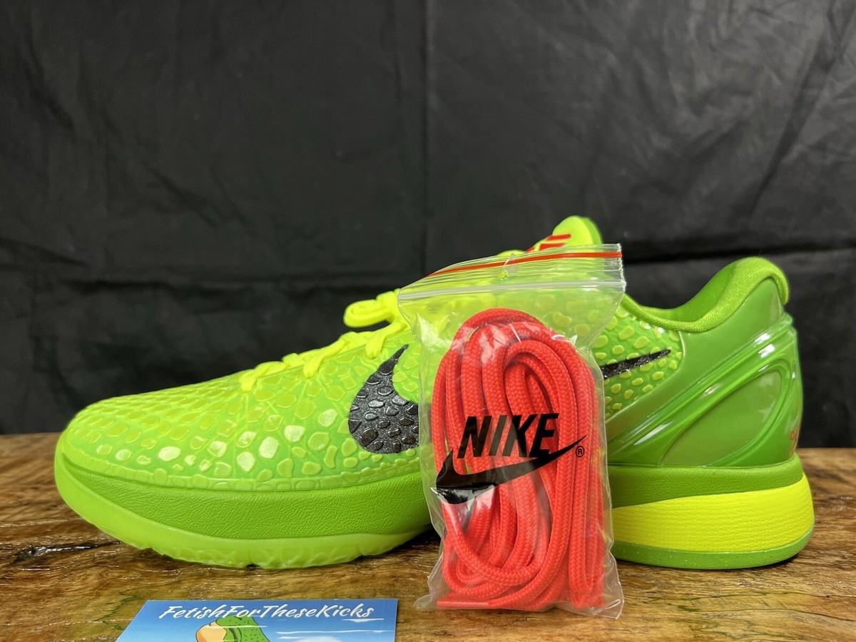 Size 13.5 - Nike Zoom Kobe 6 Protro Low Grinch for sale