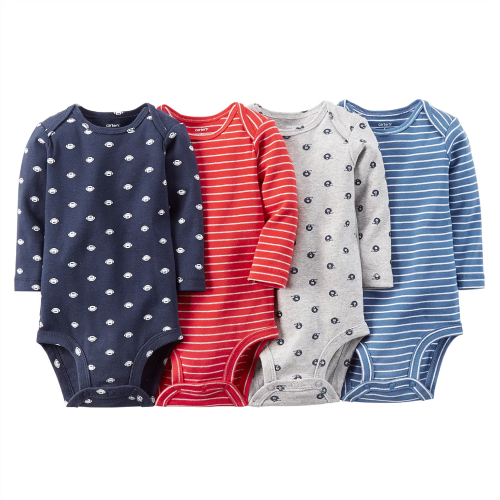 Neu Carter's Baby Jungen 4er Pack bedruckte Bodys Größe 24 Monate - Bild 1 von 1