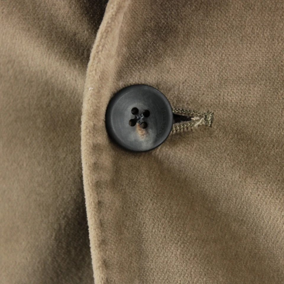 Abrigo deportivo de terciopelo Boglioli nuevo con etiquetas/chaqueta K talla 48R (38R EE. UU.) en mezcla de algodón tostado Foto 2 de 4