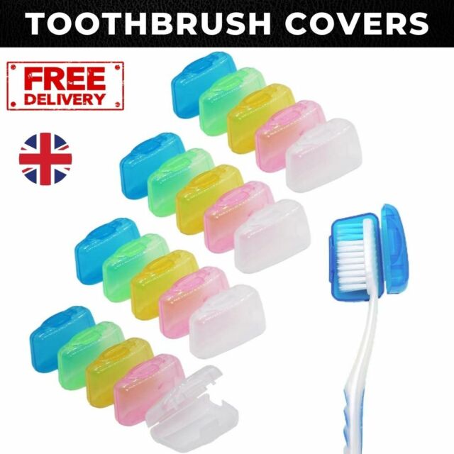 Toothbrush Head Covers Portable Travel Camping UK Holder Brush Cap Case Sets SE11338