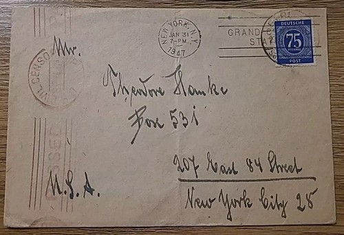 US Zensur Brief Alliierte Besetzung  Varianten (91 - Bild 56 von 84